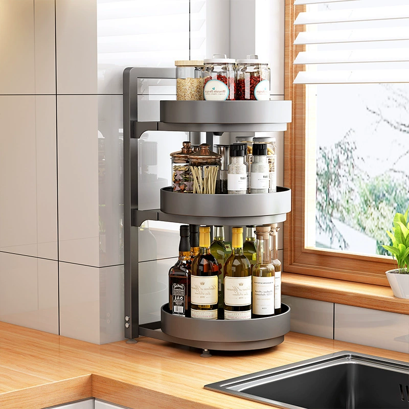 Storage Rack Countertop Rotating Kitchen Home — spice rack wholesale pick on SpiceShelf