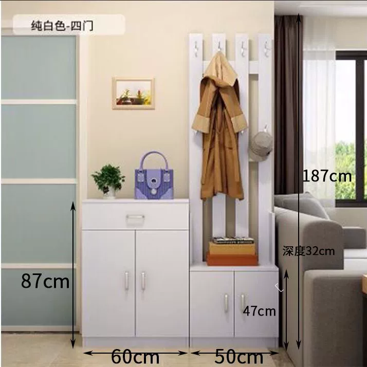 Garment Rack Freestanding Shoe Cabinet Wardrobe Hanger — spice rack wholesale pick on SpiceShelf
