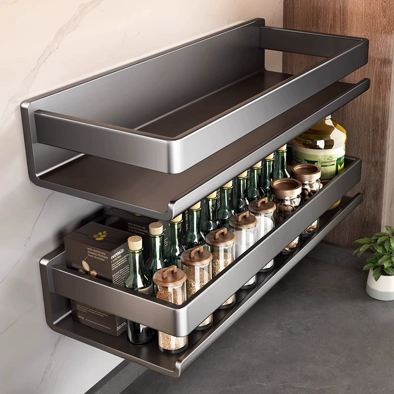 Spice Rack Wall-mounted Shelf Rack No-drill Kitchen — spice rack wholesale pick on SpiceShelf