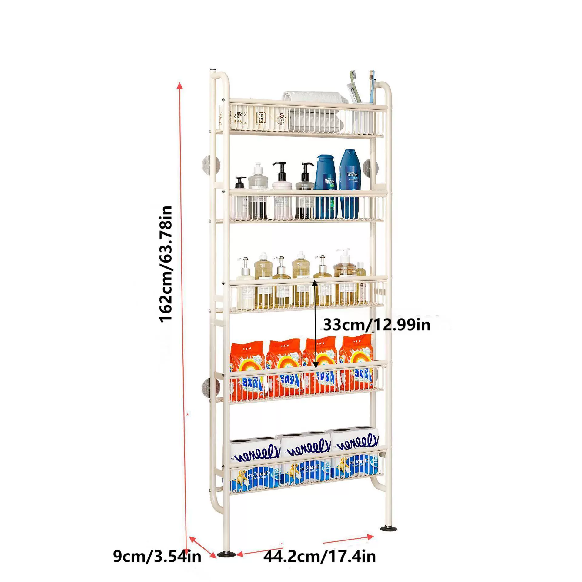 Wall-mounted Storage Rack Freestanding Multi-tier Over-door — spice rack wholesale pick on SpiceShelf