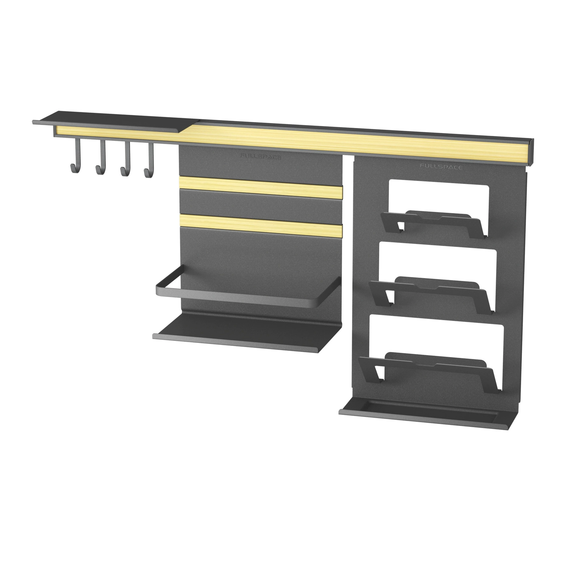 Wall-mounted Shelf Rack Wear-resistant No-drill Kitchen — spice rack wholesale pick on SpiceShelf