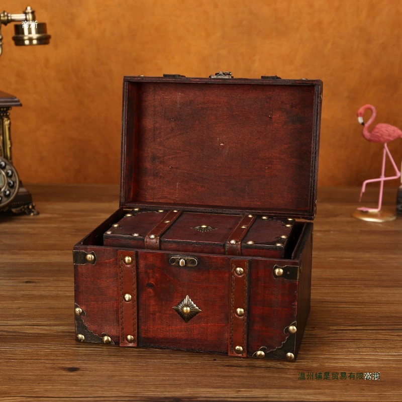 Storage Box Large Wood Vintage — spice rack wholesale pick on SpiceShelf