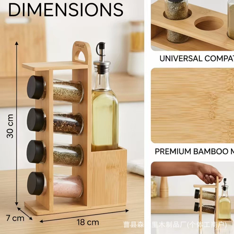 Spice Rack Shelf Rack Solid Wood Countertop Kitchen — spice rack wholesale pick on SpiceShelf
