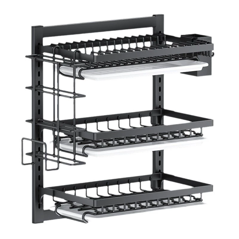 Wall-mounted Storage Rack Storage Box Multi-tier Kitchen — spice rack wholesale pick on SpiceShelf