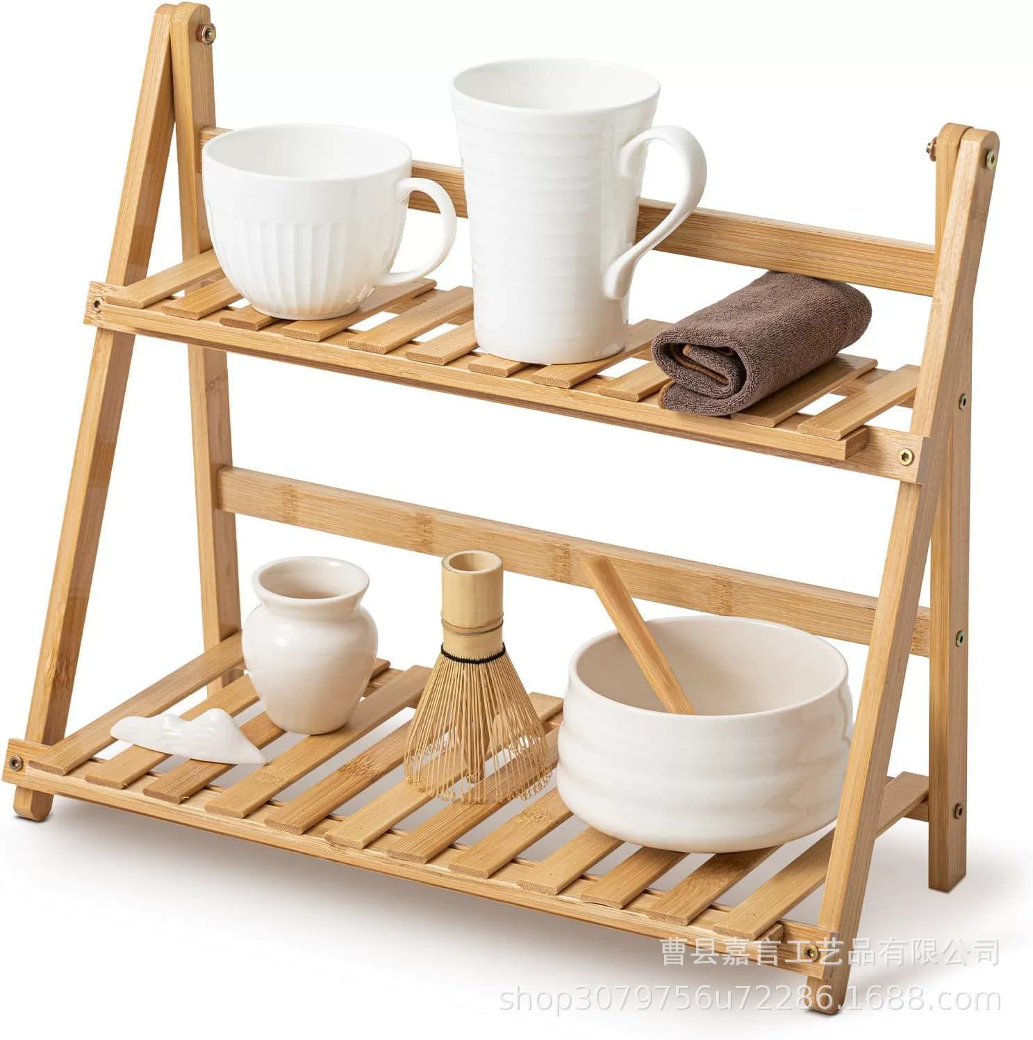 Storage Rack Solid Wood Multi-tier Two-tier Desktop — spice rack wholesale pick on SpiceShelf