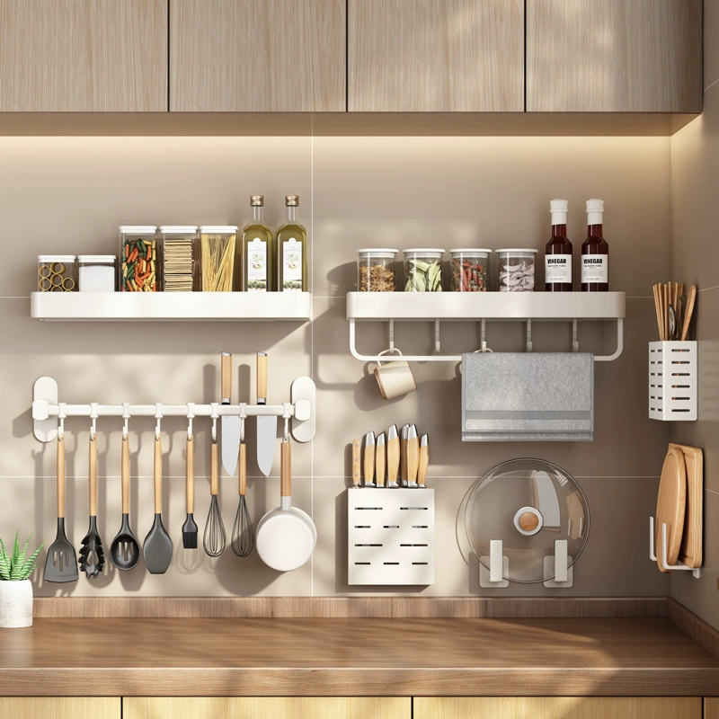 Wall-mounted Shelf Rack No-drill Kitchen Home — spice rack wholesale pick on SpiceShelf