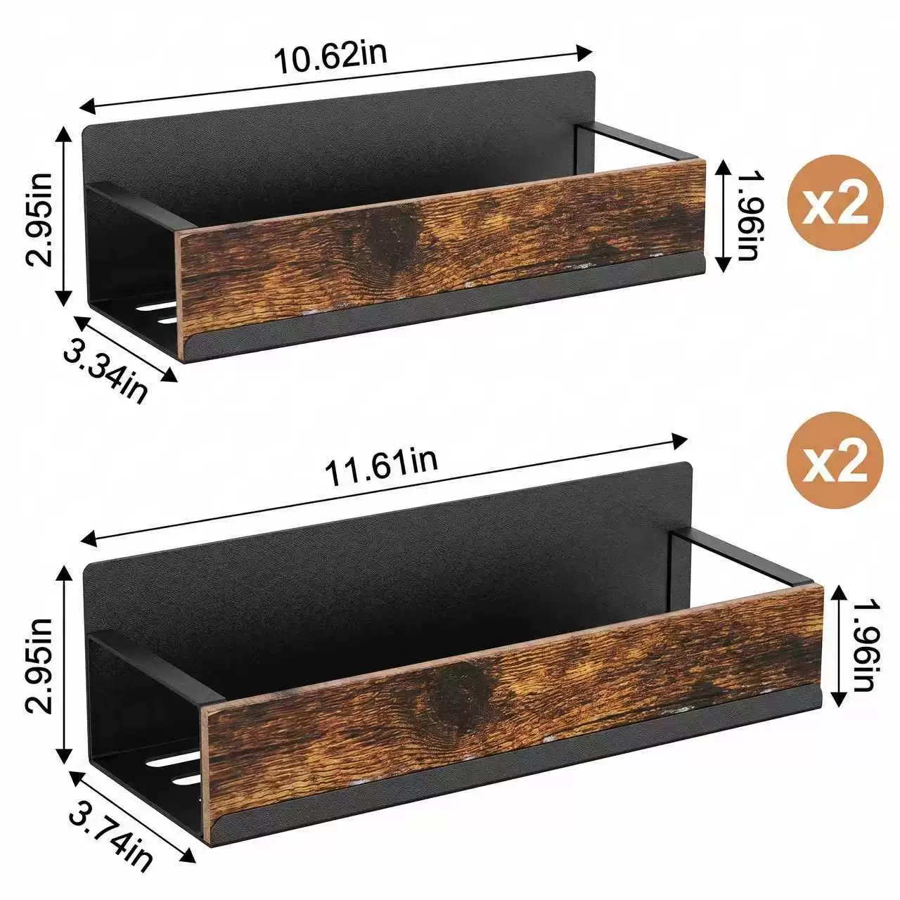 Spice Rack Magnetic Shelf Rack No-drill Kitchen — spice rack wholesale pick on SpiceShelf