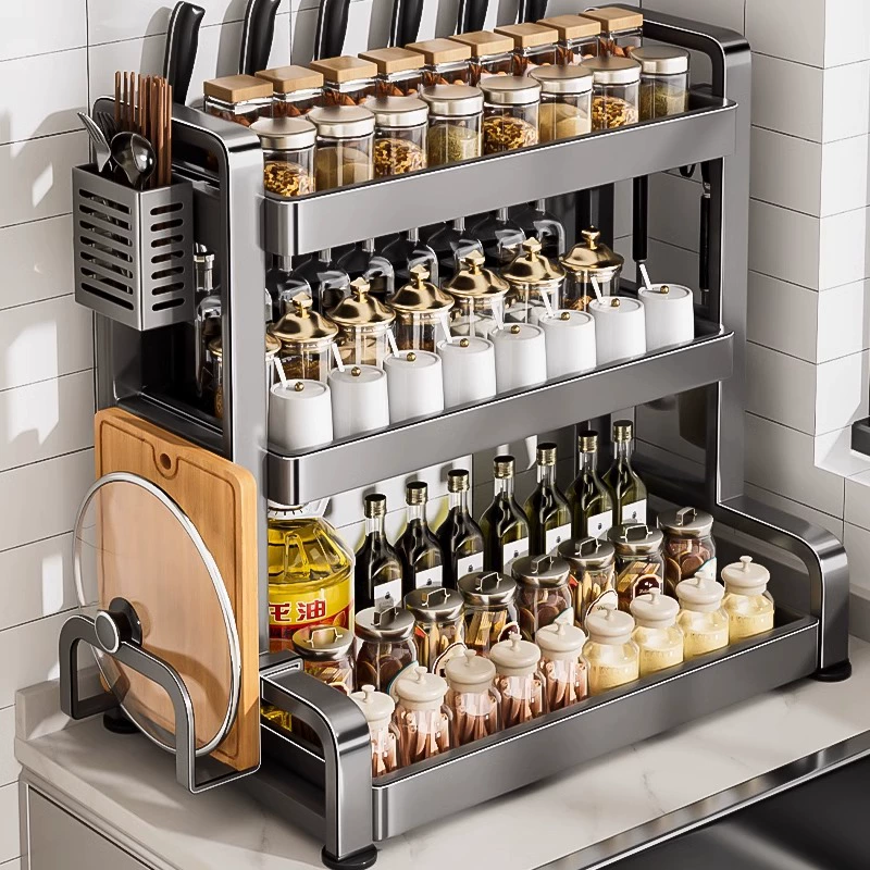 Shelf Rack Storage Box Countertop Kitchen — spice rack wholesale pick on SpiceShelf
