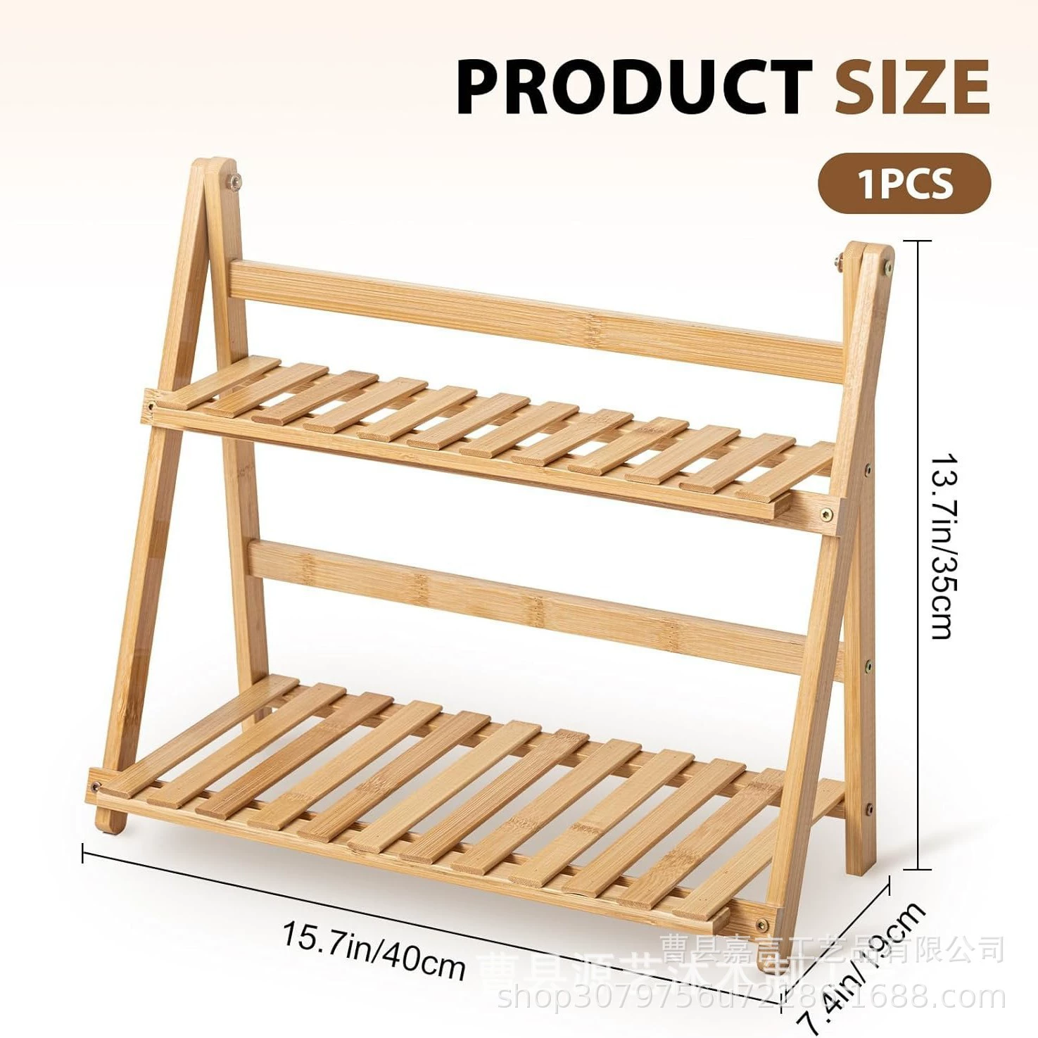 Storage Rack Solid Wood Multi-tier Two-tier Desktop — spice rack wholesale pick on SpiceShelf