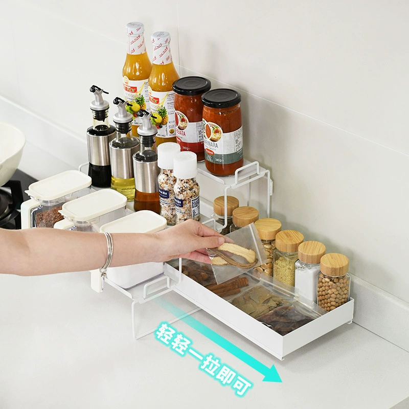 Spice Rack Shelf Rack Three-tier Countertop Foldable — spice rack wholesale pick on SpiceShelf