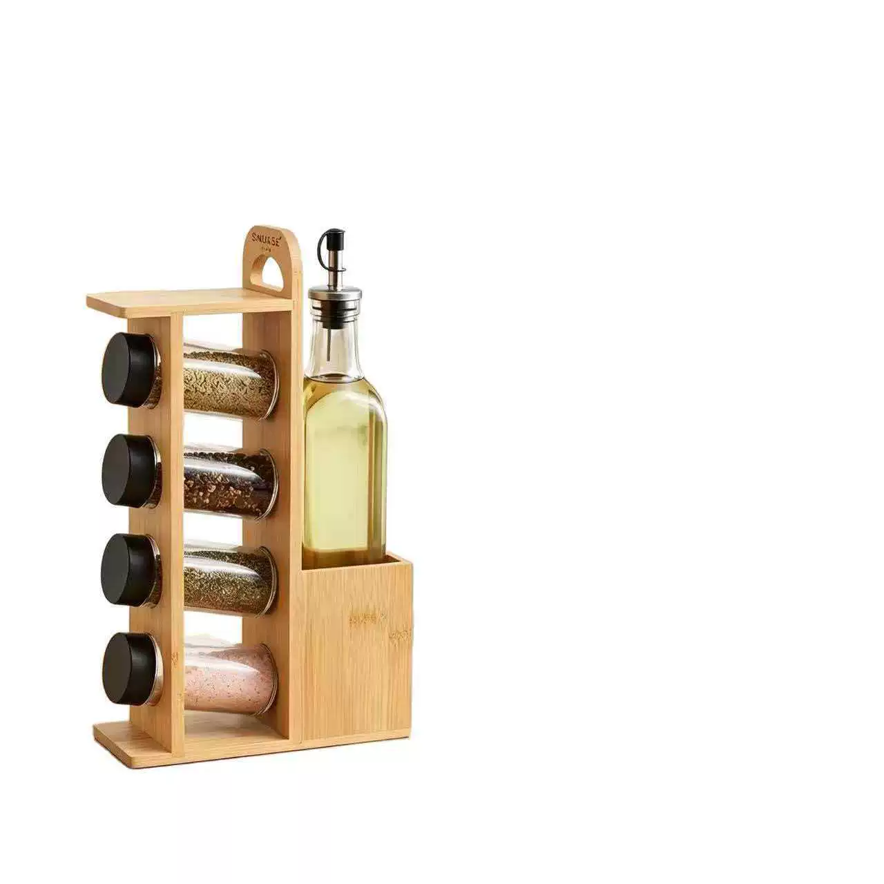 Spice Rack Shelf Rack Solid Wood Countertop Kitchen — spice rack wholesale pick on SpiceShelf